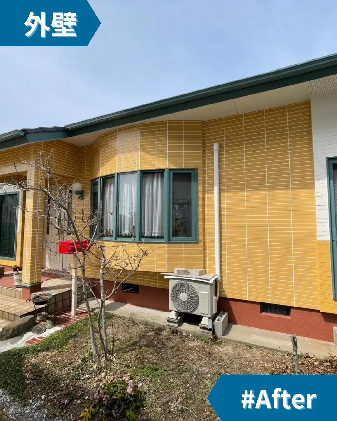 やわらかな陽だまり色の外壁。( 築上郡 )